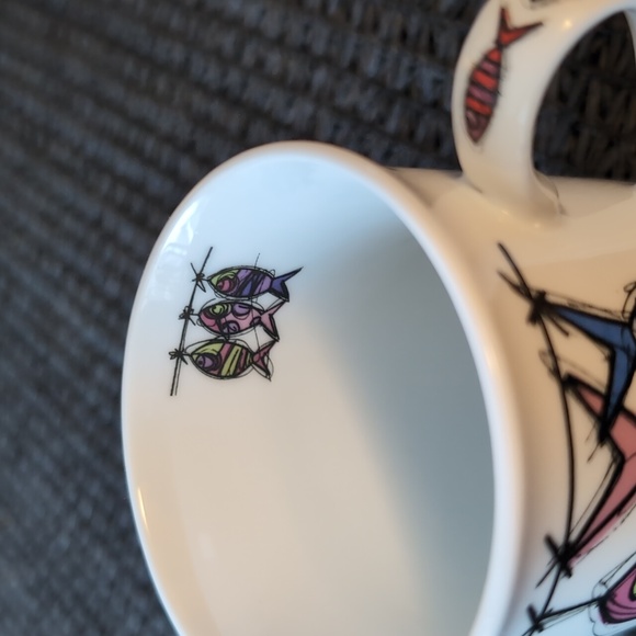 Colorful Fish Design Coffee Mug - Picture 4 of 5